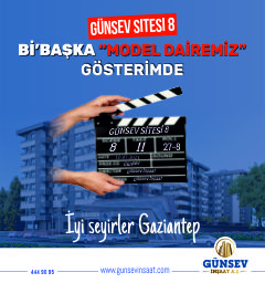 GÜNSEV SİTESİ 8 PROJEMİZİN ÖRNEK DAİRESİ GÖRÜCÜYE ÇIKTI.